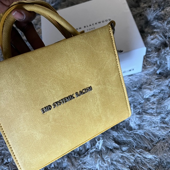 Brandon Blackwood Bags Brandon Blackwood Esr Tote Wax Denim Yellow